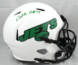 Darrelle Revis Autographed New York Jets F/S Lunar Speed Helmet - Beckett W Holo