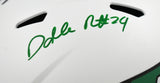 Darrelle Revis Autographed New York Jets F/S Lunar Speed Helmet - Beckett W Holo