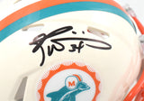 Ricky Williams Autographed Miami Dolphins Retro Speed Mini Helmet Beckett W Holo