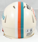 Ricky Williams Autographed Miami Dolphins Retro Speed Mini Helmet Beckett W Holo