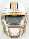 Ricky Williams Autographed Saints F/S ALT 2025 Speed Helmet - Beckett W Holo