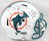 Ricky Williams Autographed Miami Dolphins F/S 97-12 Speed Helmet -Beckett W Holo