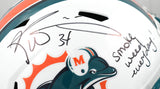 Ricky Williams Autographed Miami Dolphins F/S 97-12 Speed Helmet -Beckett W Holo