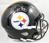 T.J. Watt Autographed Pittsburgh Steelers F/S Speed Helmet -Beckett W Holo *Thin