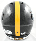 T.J. Watt Autographed Pittsburgh Steelers F/S Speed Helmet -Beckett W Holo *Thin