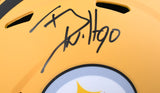 T.J. Watt Autographed Steelers F/S Alt 25 Speed Helmet - Beckett W Holo