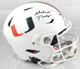Malachi Toney Autographed Miami Hurricanes F/S Speedflex Helmet - JSA W