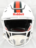 Malachi Toney Autographed Miami Hurricanes F/S Speedflex Helmet - JSA W