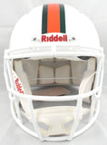 Malachi Toney Autographed Miami Hurricanes F/S Speed Authentic Helmet - JSA W