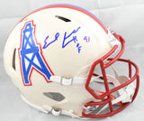 Earl Campbell Autographed Titans F/S Retro Speed Authentic Helmet HOF- Beckett W