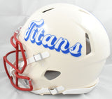 Earl Campbell Autographed Titans F/S Retro Speed Authentic Helmet HOF- Beckett W
