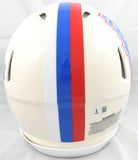 Earl Campbell Autographed Titans F/S Retro Speed Authentic Helmet HOF- Beckett W
