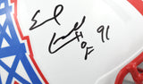 Earl Campbell Signed Houston Oilers F/S 81-98 Speed Helmet HOF - Beckett W Holo
