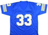 Tony Dorsett Autographed Blue College Style Jersey Heisman - Beckett W Hologram