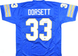 Tony Dorsett Autographed Blue College Style Jersey - Beckett W Hologram