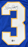 Tony Dorsett Autographed Blue College Style Jersey - Beckett W Hologram