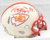 Tony Gonzalez Autographed Kansas City Chiefs Retro Speed Mini Helmet- Beckett W