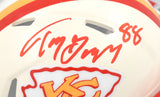 Tony Gonzalez Autographed Kansas City Chiefs Retro Speed Mini Helmet- Beckett W