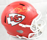 Tony Gonzalez Autographed Kansas City Chiefs F/S Speed Helmet - Beckett W Holo
