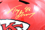 Tony Gonzalez Autographed Kansas City Chiefs F/S Speed Helmet - Beckett W Holo