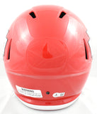 Tony Gonzalez Autographed Kansas City Chiefs F/S Speed Helmet - Beckett W Holo
