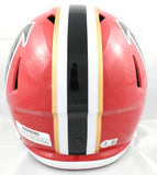 Tony Gonzalez Autographed Atlanta Falcons F/S 66-69 Speed Helmet- Beckett W Holo