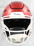 David Montgomery Autographed Texans F/S Flash Speedflex Helmet - Beckett W Holo