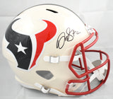 David Montgomery Signed Houston Texans F/S Retro Speed Helmet-Beckett W Holo
