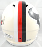 David Montgomery Signed Houston Texans F/S Retro Speed Helmet-Beckett W Holo