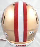 Mike Evans Signed San Francisco 49ers F/S Speed Authentic Helmet- Beckett W Holo