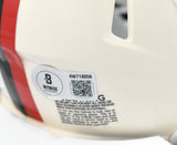 Julio Jones Autographed Atlanta Falcons Retro Speed Mini Helmet - Beckett W Holo