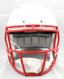 Julio Jones Autographed Atlanta Falcons F/S Flat White Speed Helmet - Beckett W