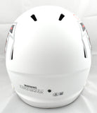 Julio Jones Autographed Atlanta Falcons F/S Flat White Speed Helmet - Beckett W