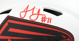 Julio Jones Signed Atlanta Falcons F/S Lunar Speed Authentic Helmet - Beckett W