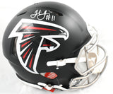 Julio Jones Autographed Atlanta Falcons F/S Speed Authentic Helmet - Beckett W