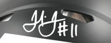 Julio Jones Autographed Atlanta Falcons F/S Speed Authentic Helmet - Beckett W