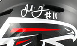 Julio Jones Autographed Atlanta Falcons F/S Speed Helmet - Beckett W Hologram