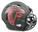 Julio Jones Autographed Atlanta Falcons F/S Eclipse Speed Helmet- Beckett W Holo