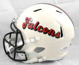 Julio Jones Autographed Atlanta Falcons F/S Retro Speed Helmet - Beckett W Holo