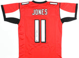 Julio Jones Autographed Red Pro Style Jersey - Beckett W Hologram *Black