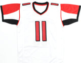 Julio Jones Autographed White Pro Style Jersey - Beckett W Hologram *Black