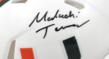 Malachi Toney Autographed Miami Hurricanes Speed Mini Helmet - JSA W
