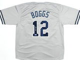 Wade Boggs Autographed Grey Pro Style Jersey - Beckett W Hologram *Silver