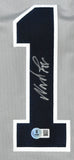 Wade Boggs Autographed Grey Pro Style Jersey - Beckett W Hologram *Silver