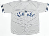 Wade Boggs Autographed Grey Pro Style Jersey - Beckett W Hologram *Silver