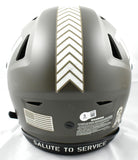 Abdul Carter Autographed New York Giants F/S Salute Speedflex Helmet - Beckett W