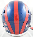 Abdul Carter Autographed New York Giants F/S Alt 24 Speedflex Helmet - Beckett W
