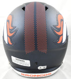 Troy Franklin Autographed Denver Broncos F/S Speed Helmet - Beckett W Holo