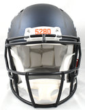 Troy Franklin Signed Denver Broncos F/S Speed Authentic Helmet - Beckett W Holo