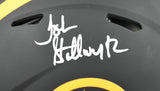 John Stallworth Signed Steelers F/S Eclipse Speed Authentic Helmet- Beckett Holo